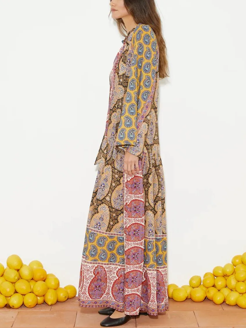 Unique Printed Maxi Dress