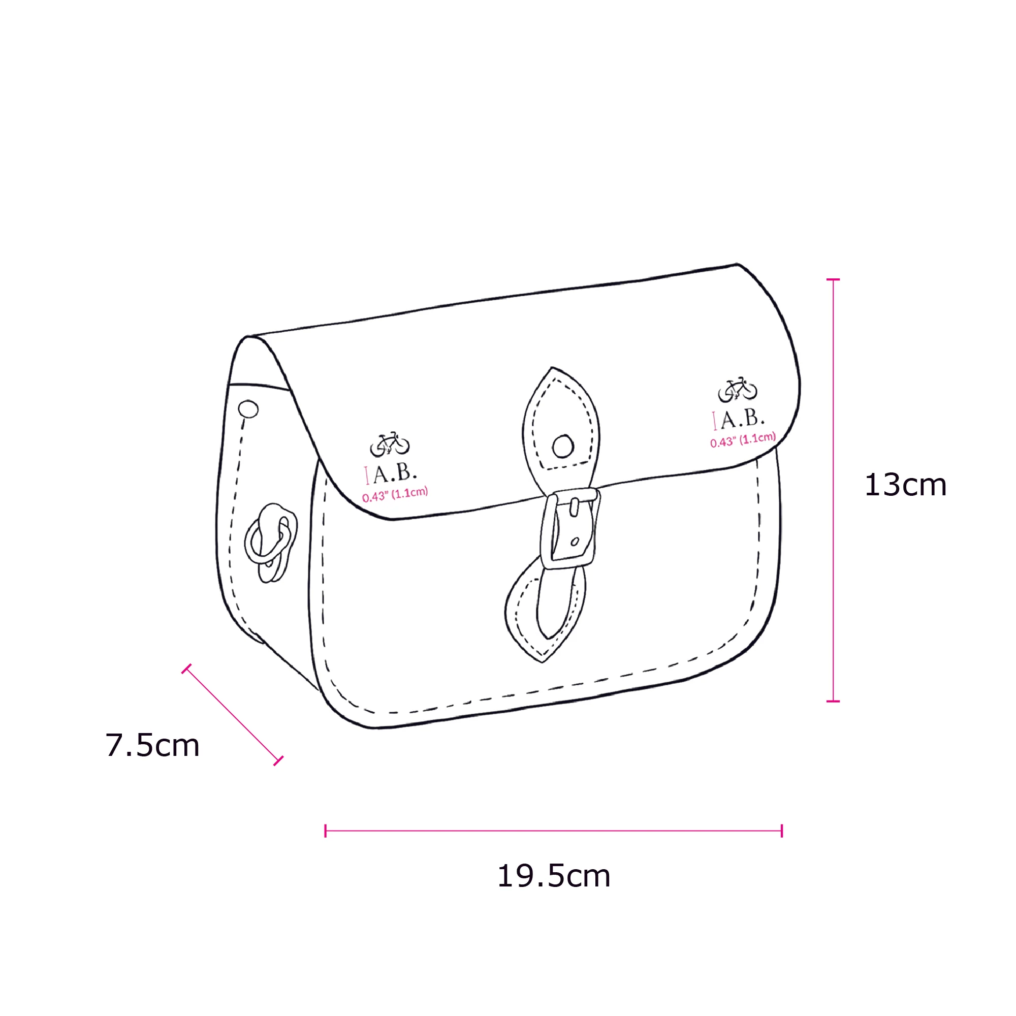 The Mini One Buckle - French Grey