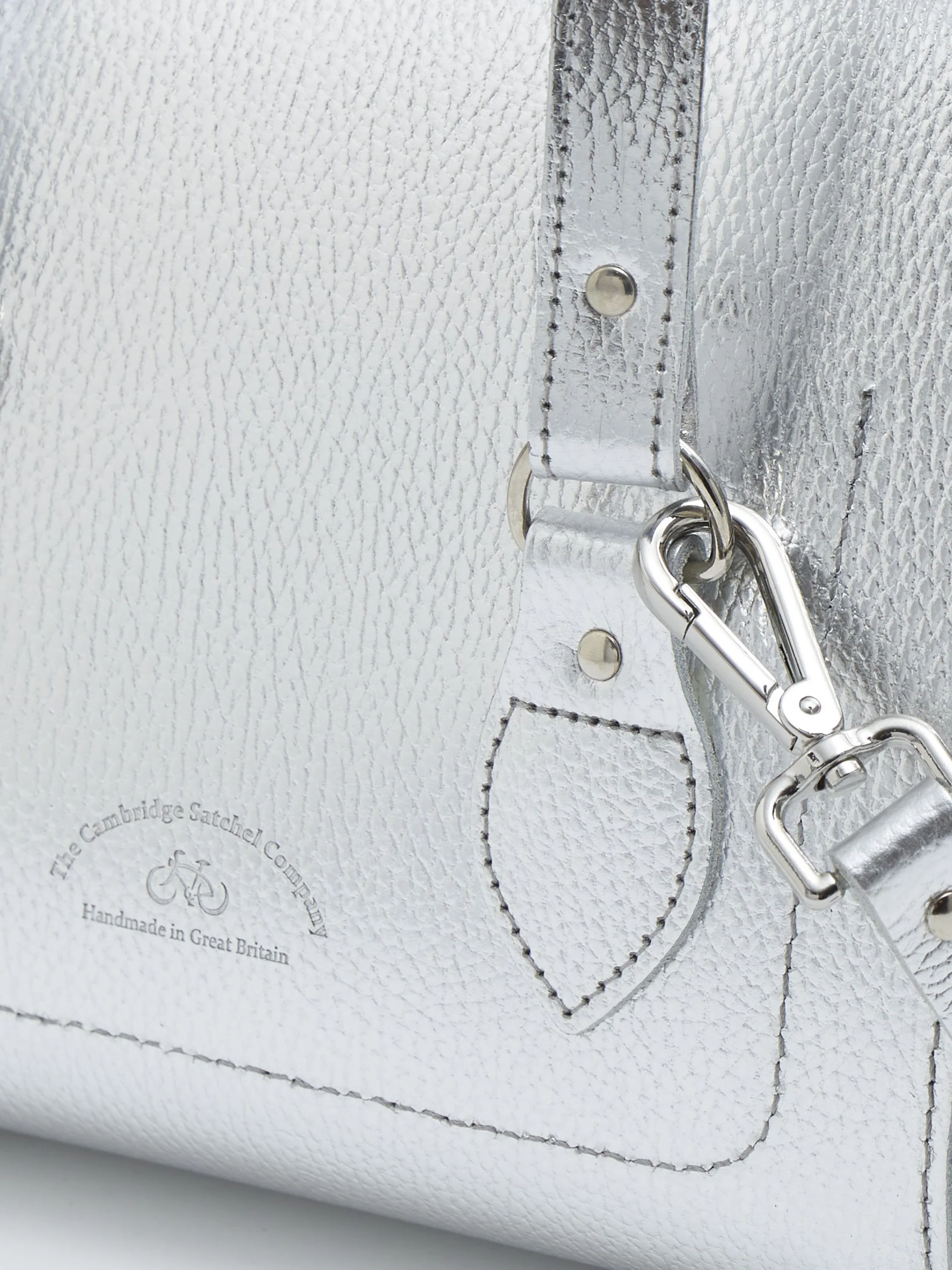 The Small Emily - Silver Metallic Foil Celtic Grain