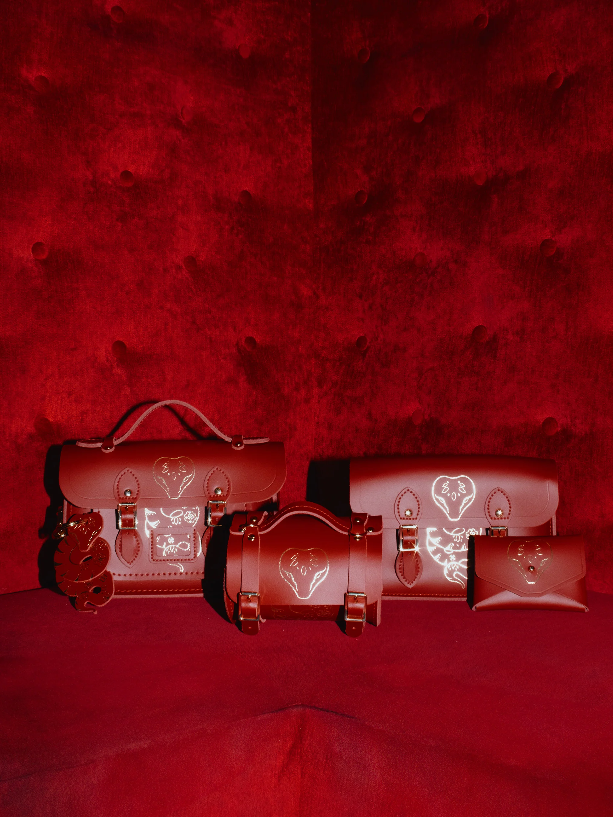 The Micro Bowls Bag - Year of the Snake Red