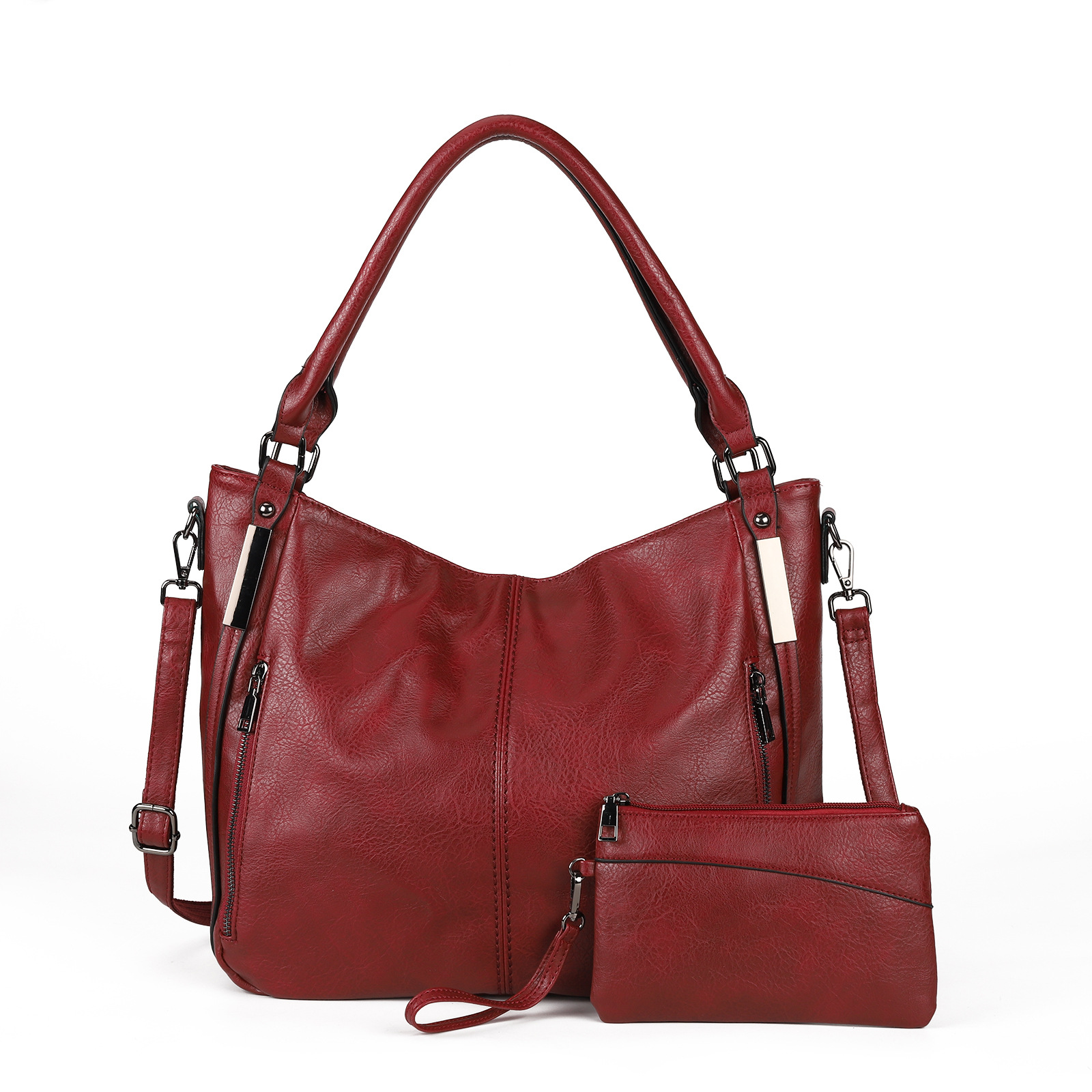 Premium Textured Ladies One-Shoulder Tote
