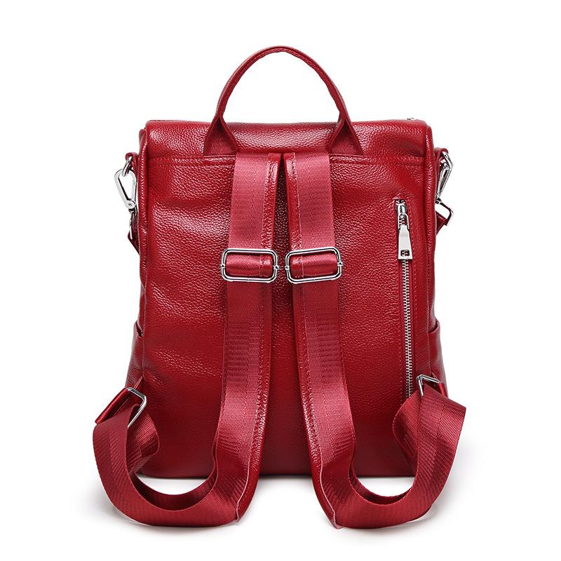 New Leather Backpack Women's Fashion Large-capacity Backpack Women's Bag