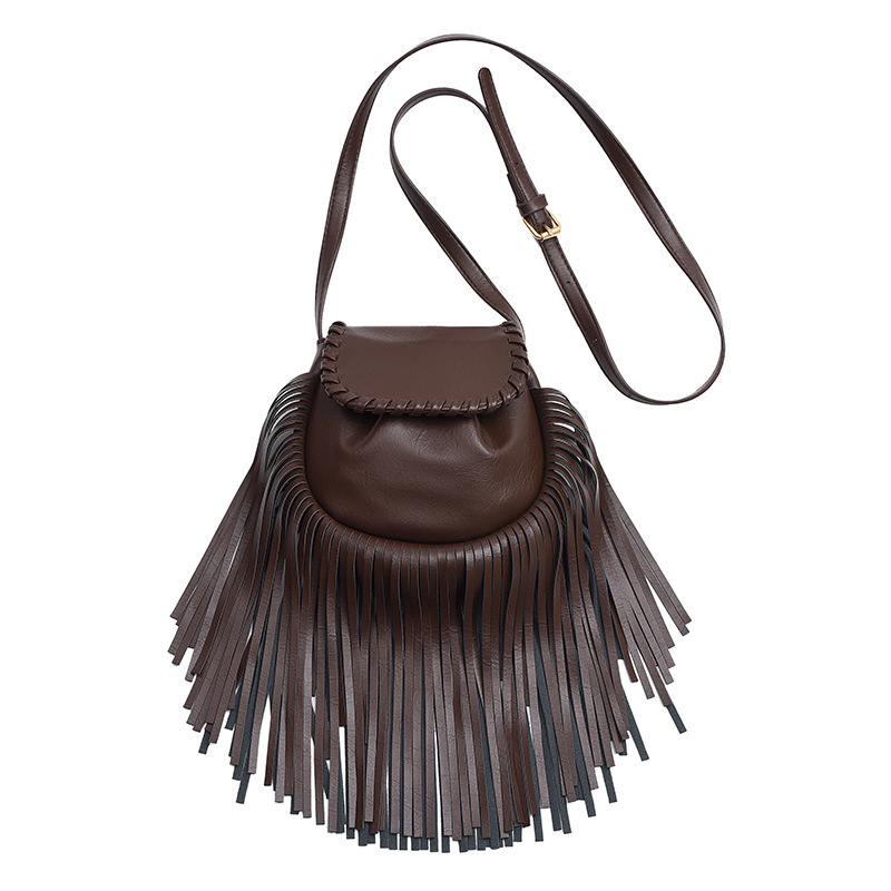 Fringed Saddle Bag