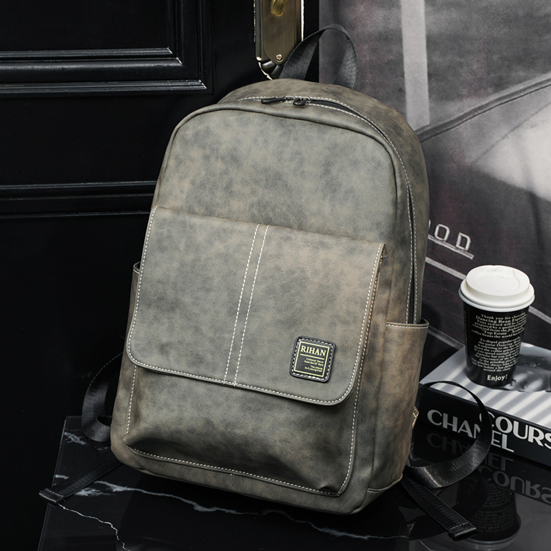 Men's Simple Solid Color Business Computer Bag Bag