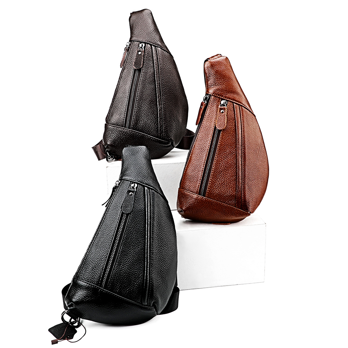 Leather Shoulder Bag Men