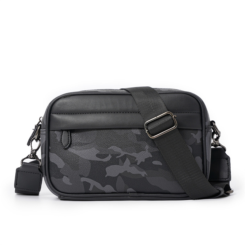 2023 New Men's Camouflage Shoulder Slung Small Square Bag