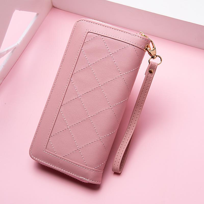 Wallet Long Girls New 2022 Zipper Embroidery Clutch Bag Fashion Wallet Card Bag