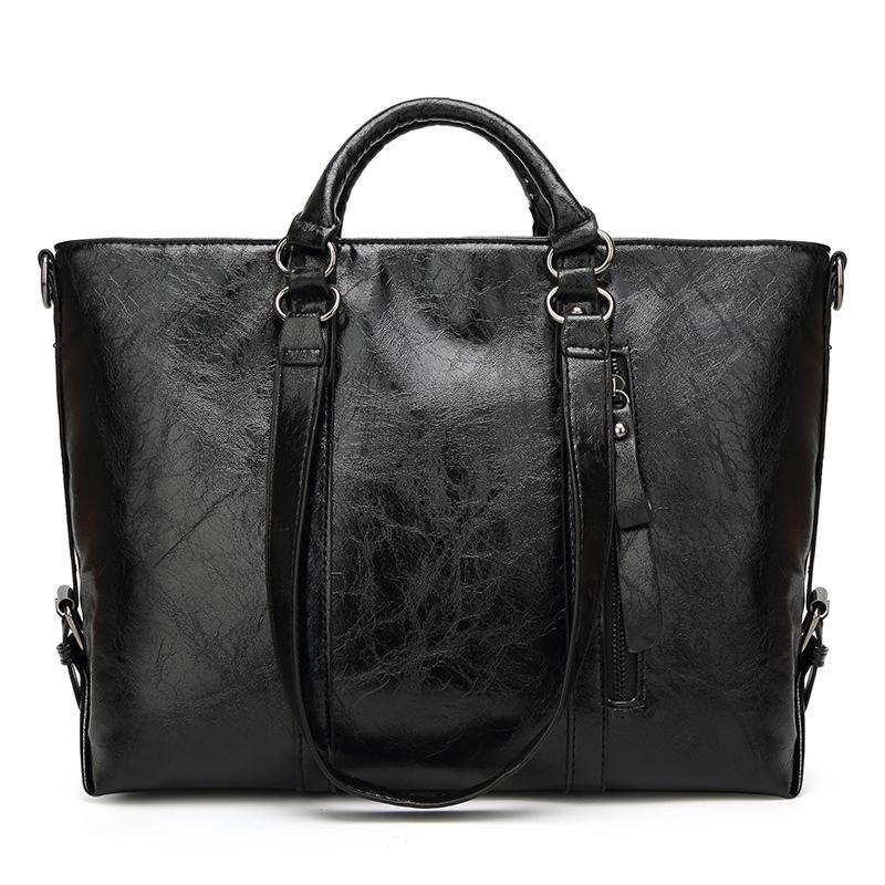 Vintage Oil Wax Locomotive Bag Women's Bag Fashion Ladies Shoulder Bag