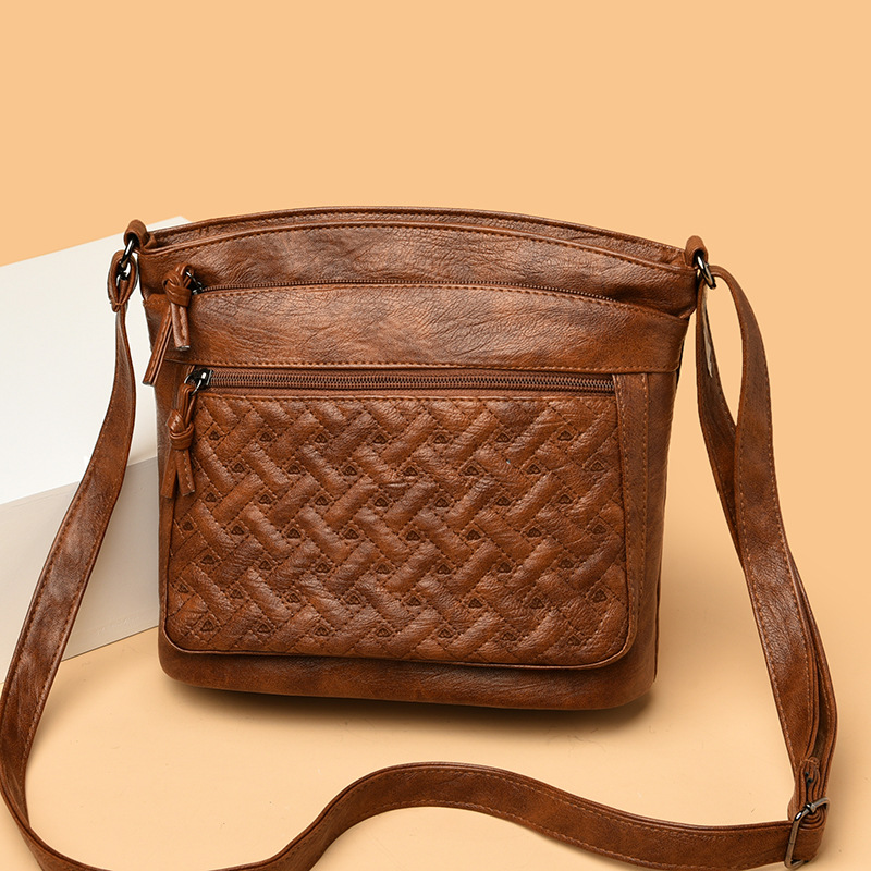 Crossbody Large-Capacity Embroidered Shoulder Bag