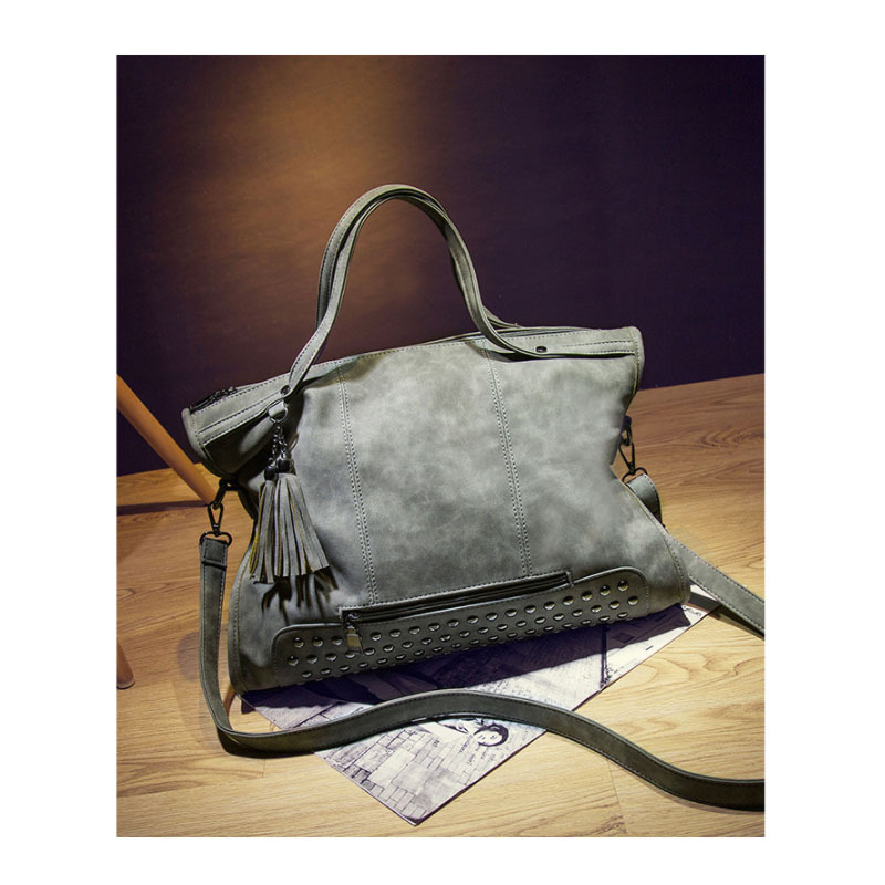 2023 New Frosted Rivet Messenger Bag