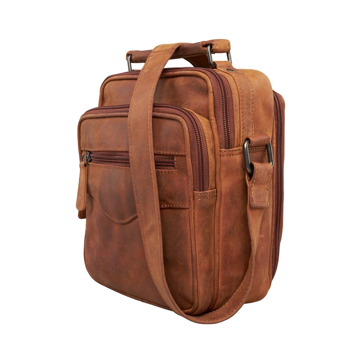 Logan Concealed Carry Leather Unisex Crossbody