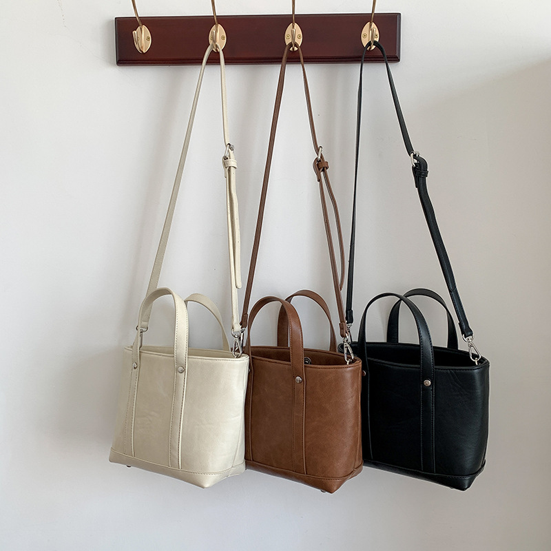 Vintage Handheld Large Shoulder Tote