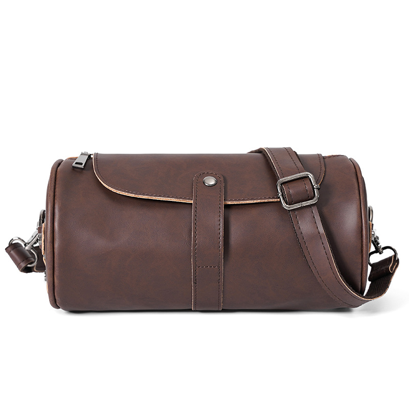 Men's Tide Brand Street Leisure Slung Cycling Cylinder Bag