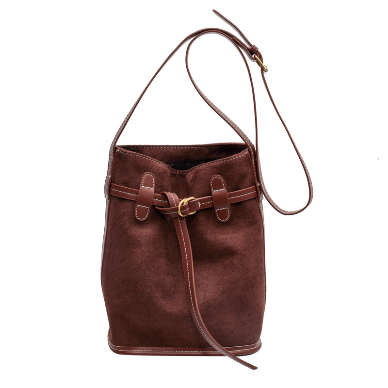 Suede Crossbody Bag