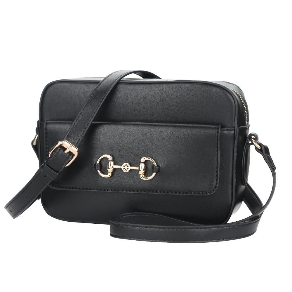 Ladies fashion zipper small square bag