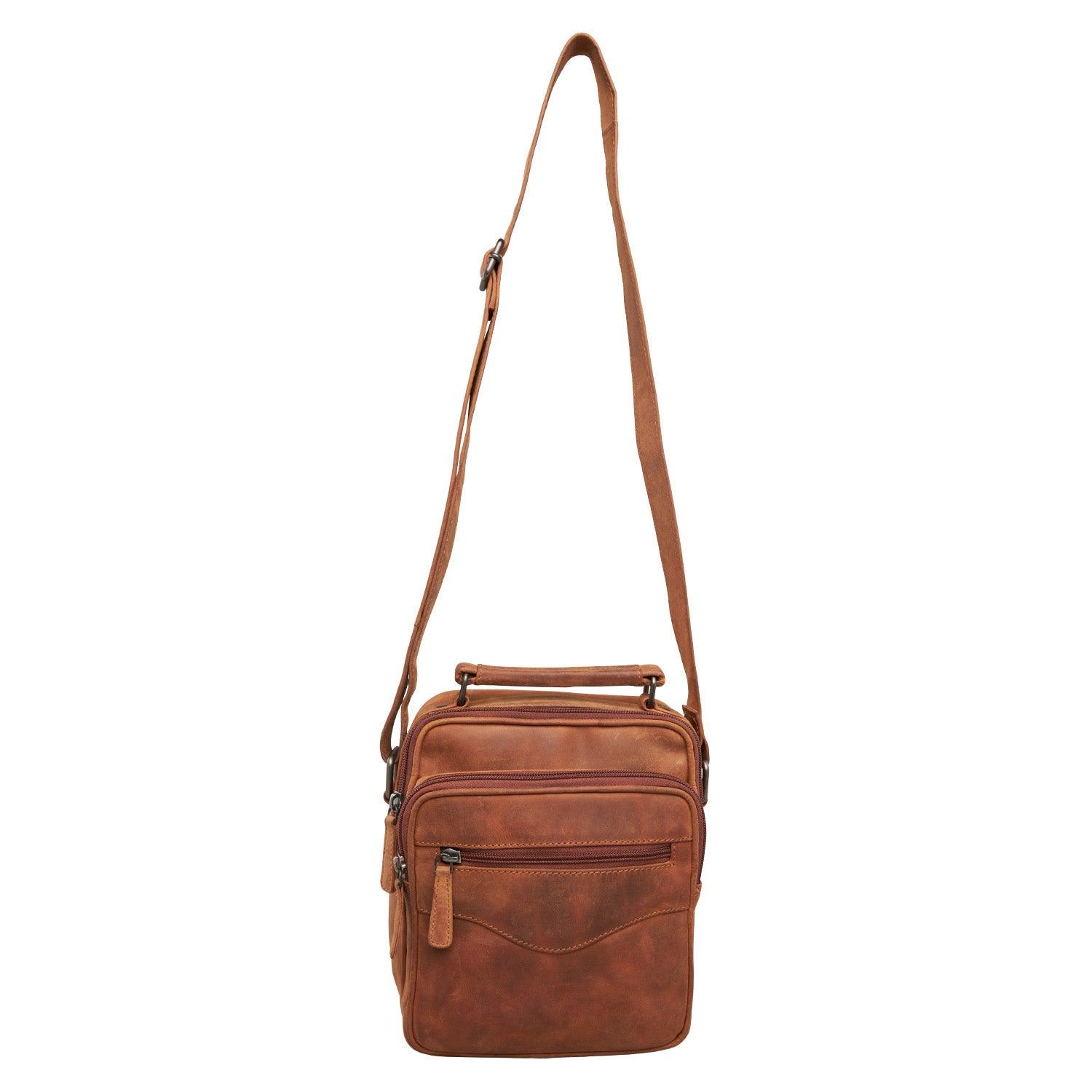 Logan Concealed Carry Leather Unisex Crossbody