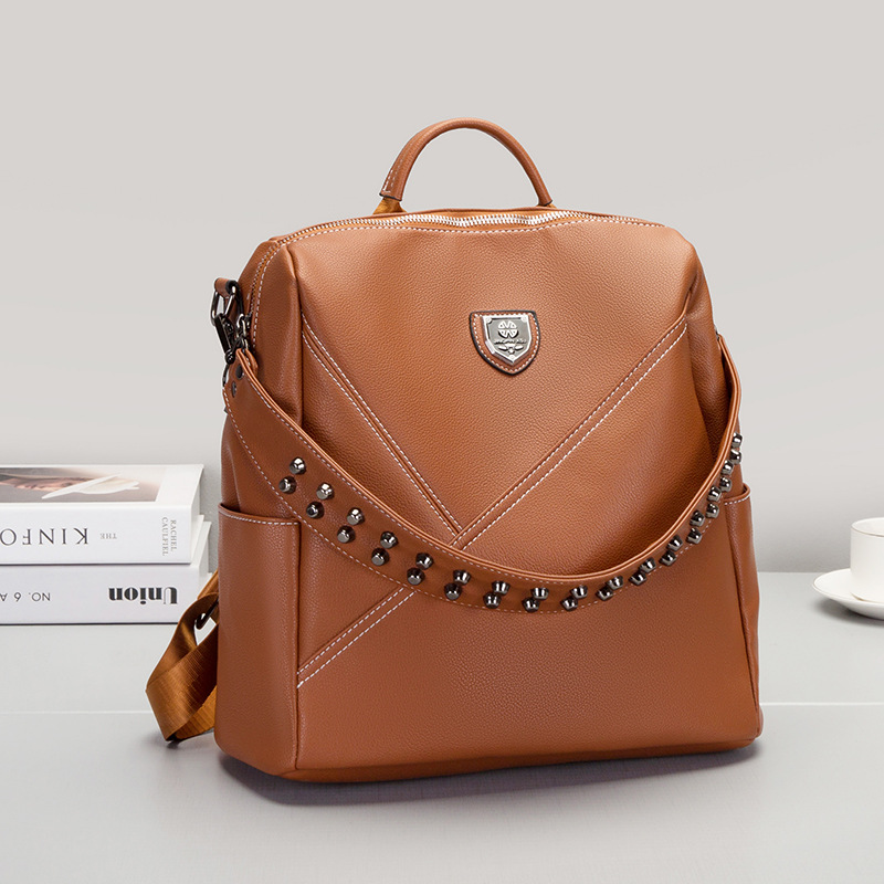 Classic Rivet Large Capacity Women's Backpack