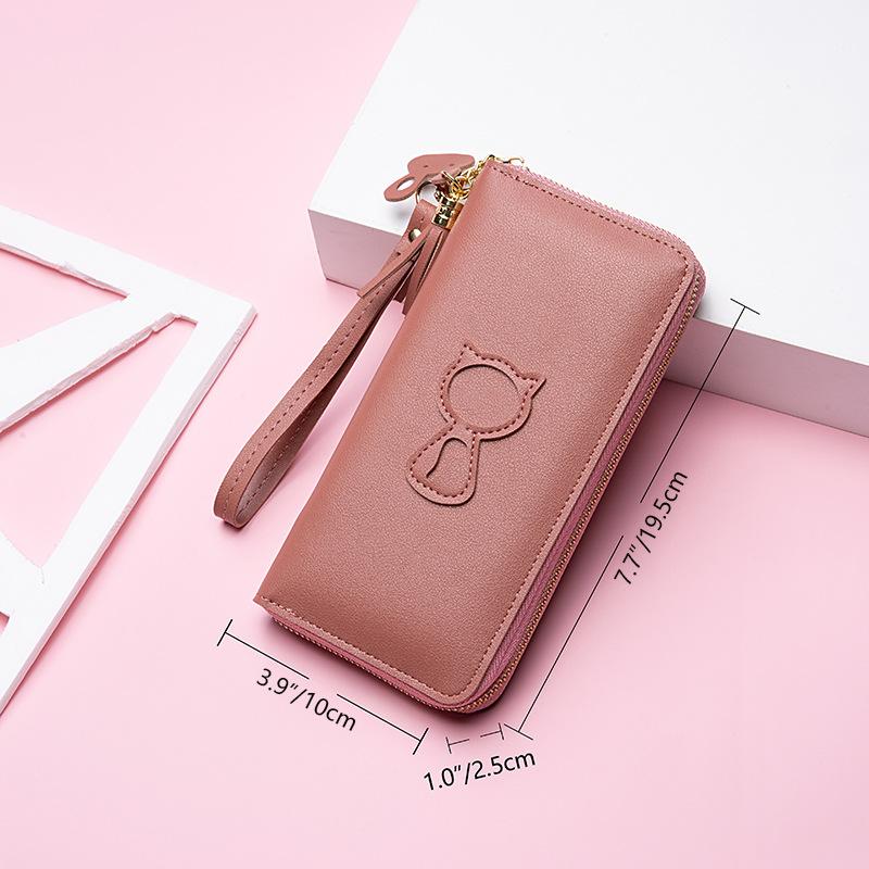 Wallet Long Girls New 2022 Zipper Clutch Fashion Wallet Card Bag