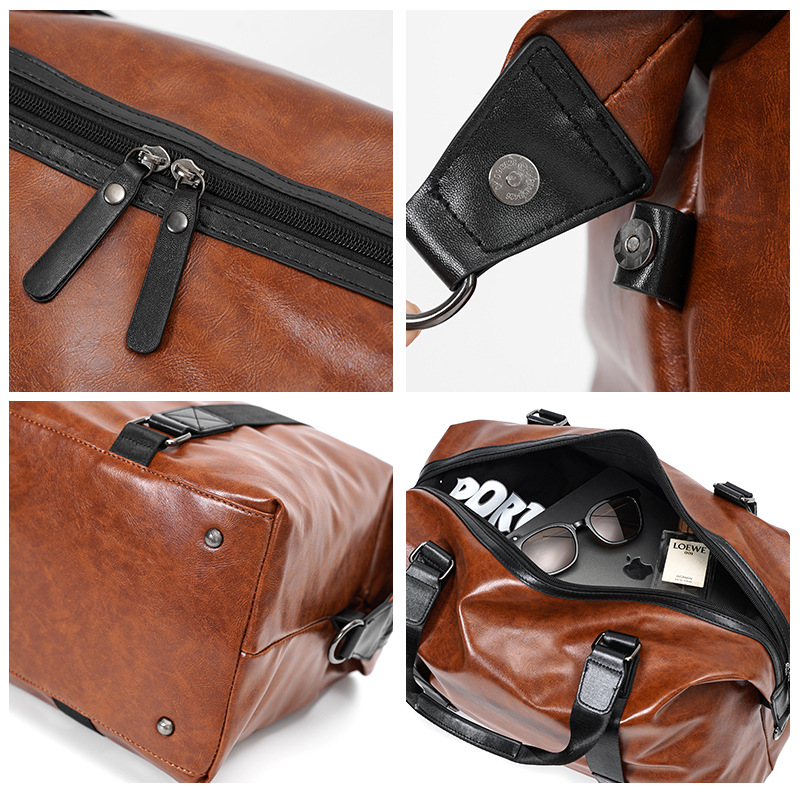 Casual Simple Men's Portable Travel Fitness Bag