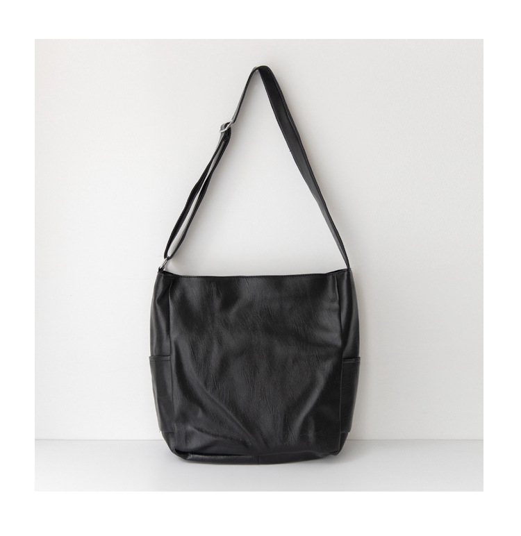Soft Leather Crossbody Tote