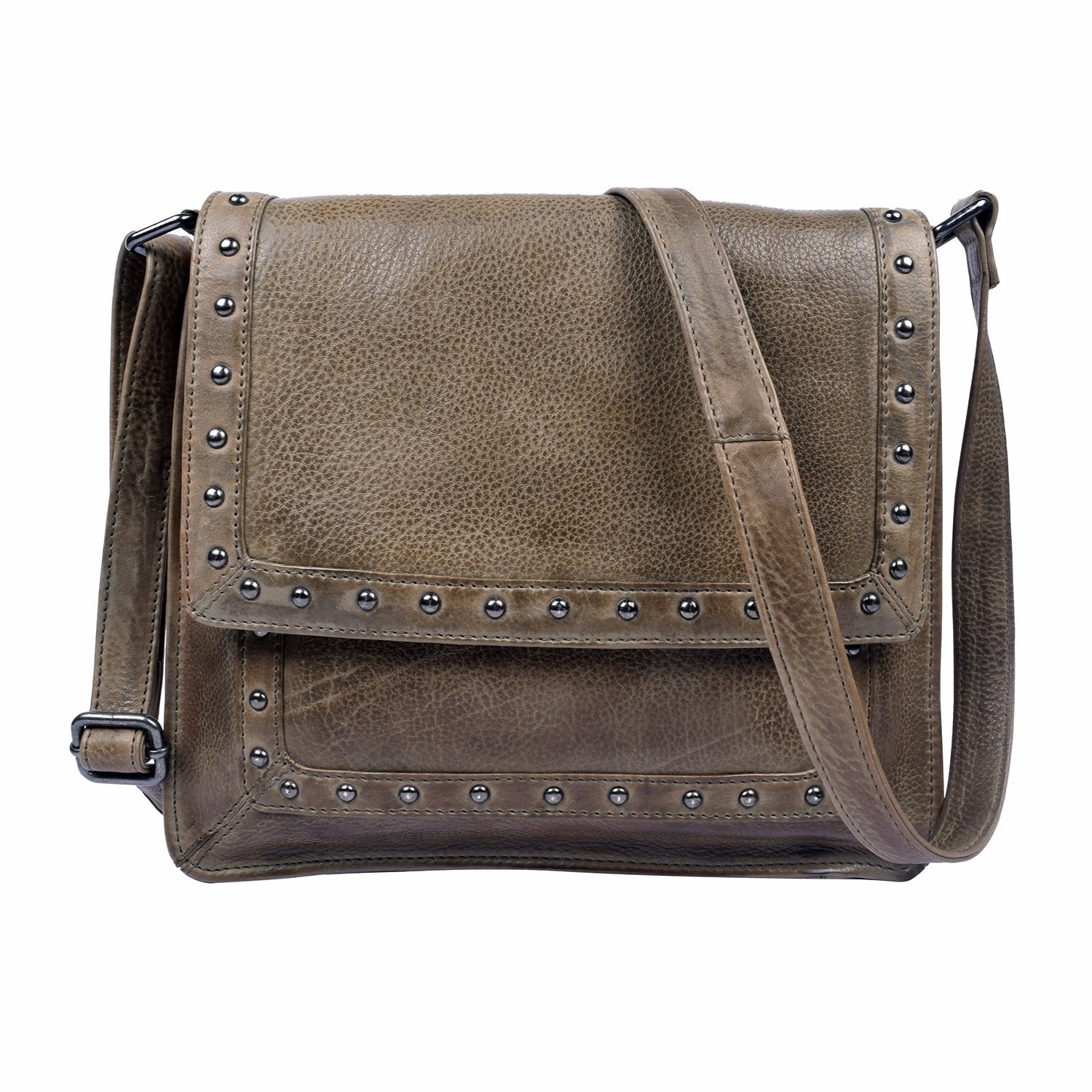 Olive Monroe Leather Concealed Carry Crossbody Purse
