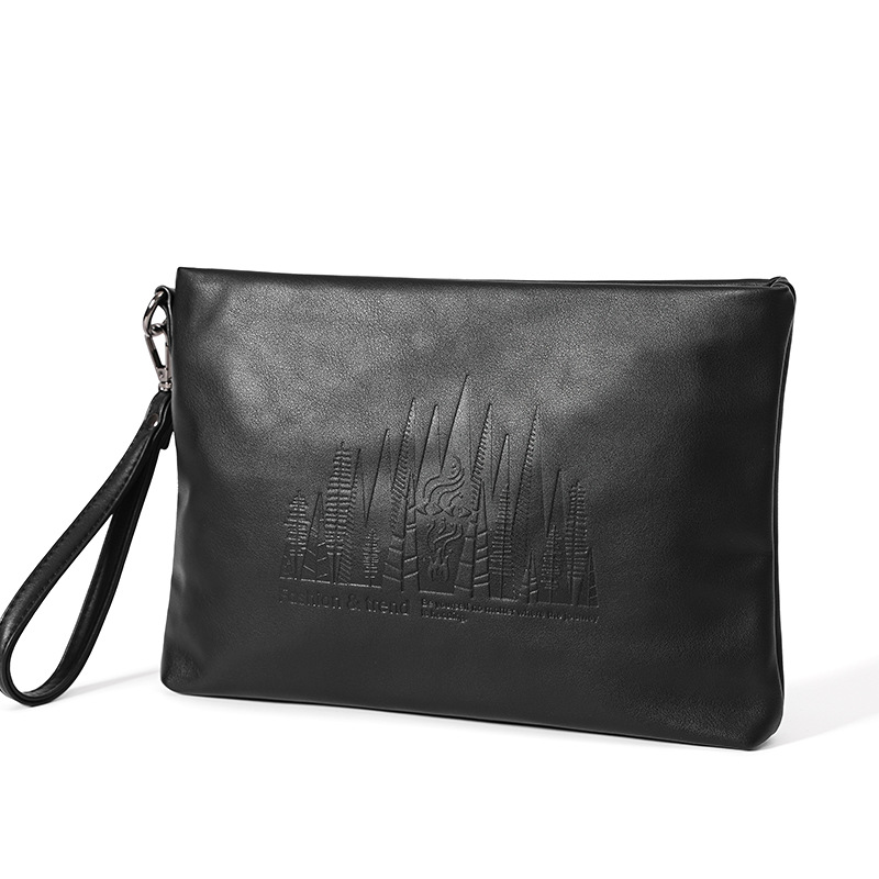 2023 New Men's Trendy Brand Retro Fashion Commuter Wristlet Bag