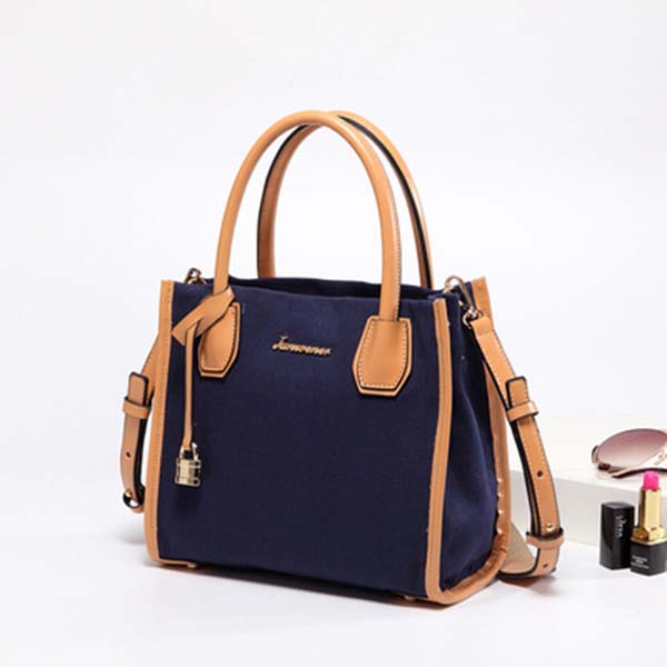 Ladies Casual Retro Fashion Stitching Shoulder Bag Messenger Bag