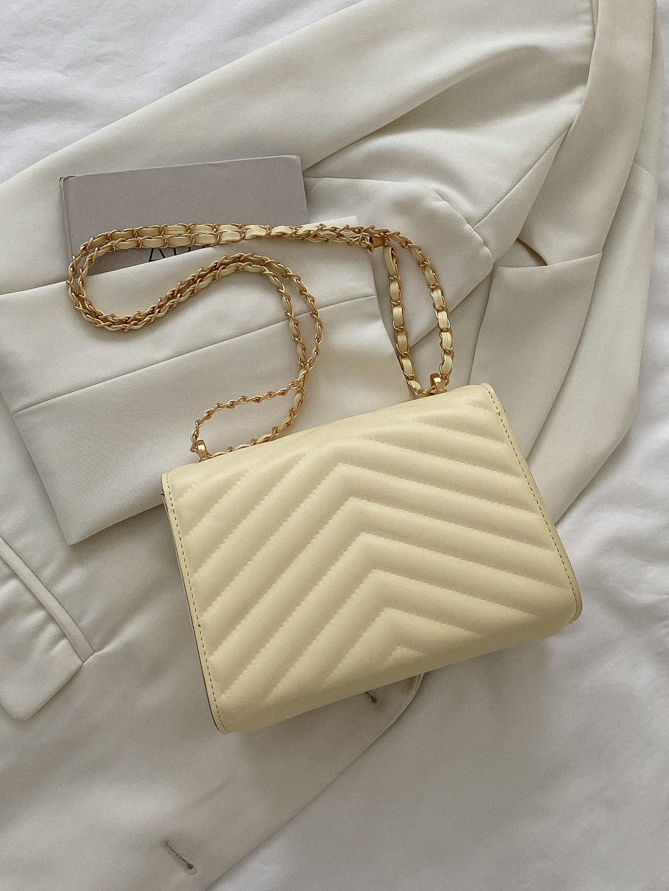 Mini Zigzag Quilted Chain Bag