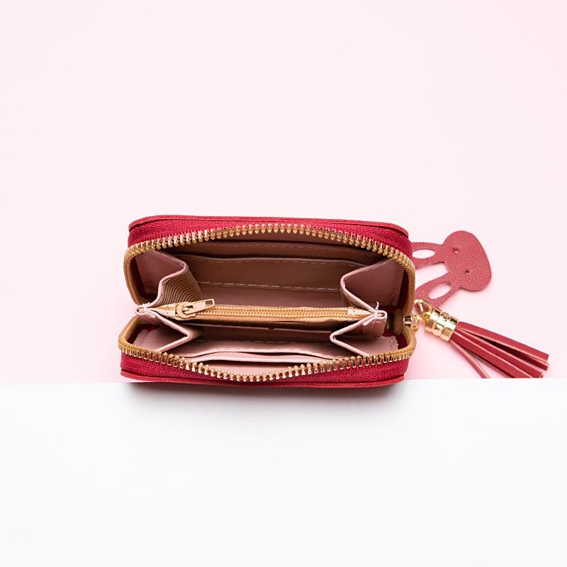 Women's Small Wallet Short Zipper Folding Women's Wallet Simple Fashion Purse