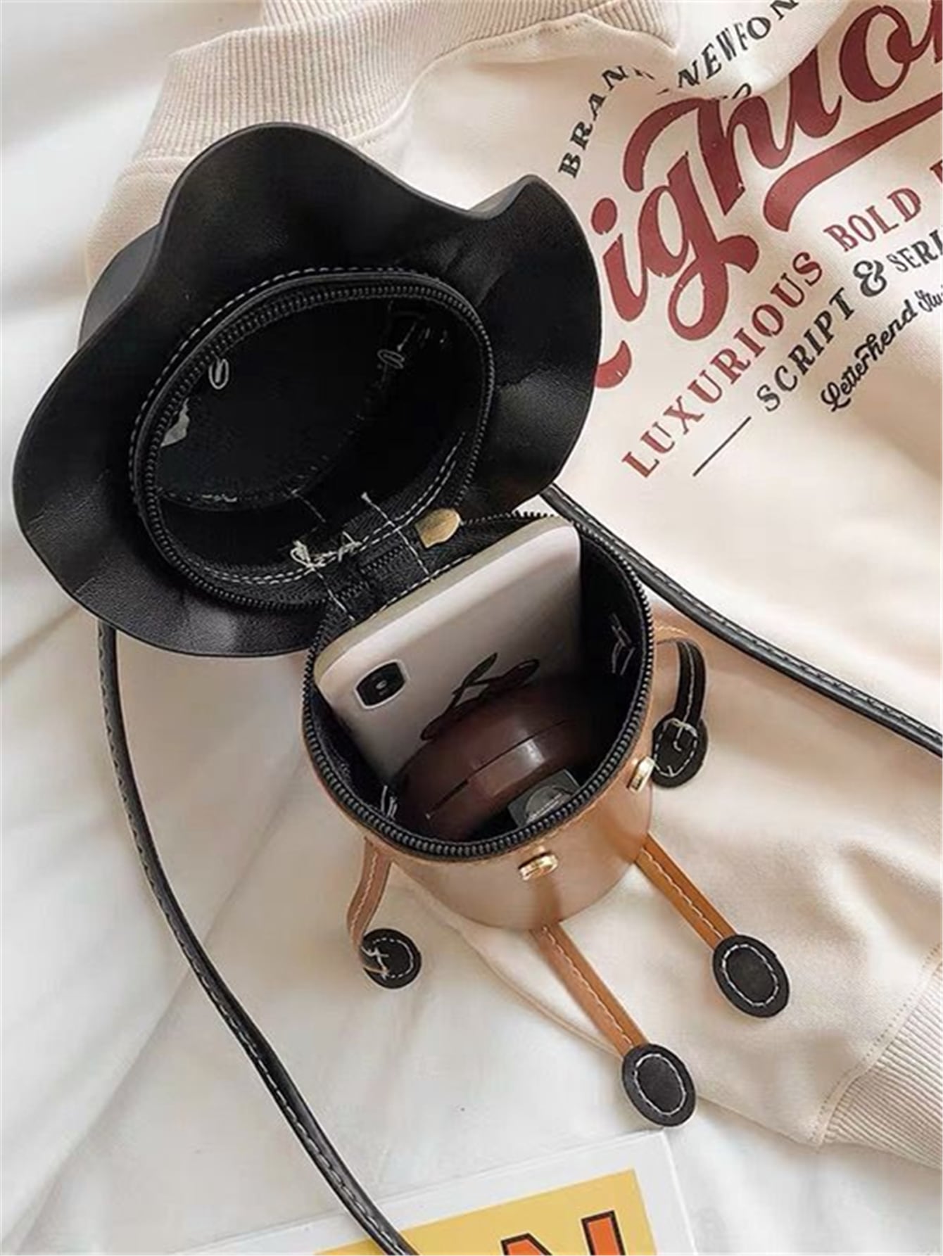 Mini Cartoon Design Alien Bag