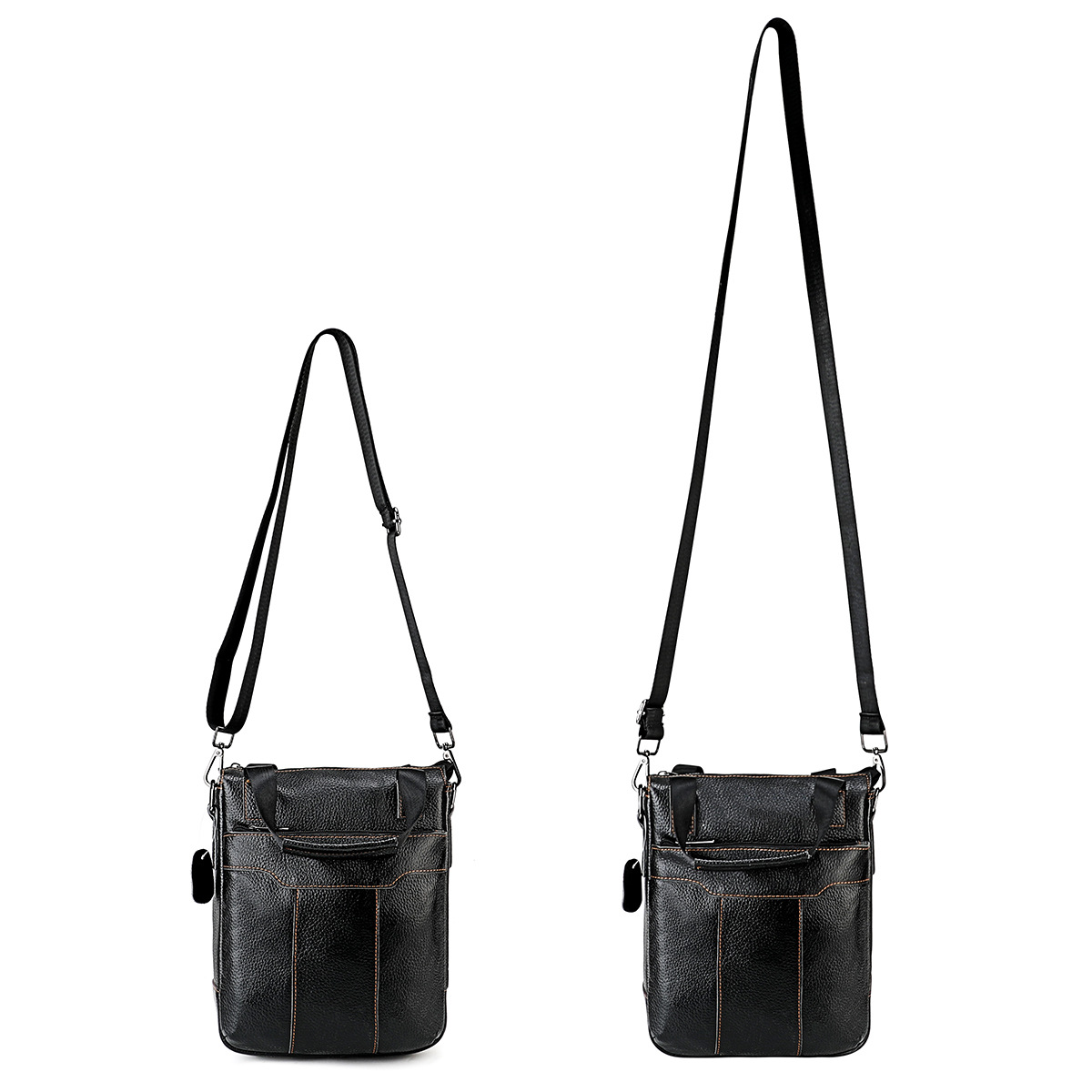 Top Layer Cowhide Large Capacity Men's Shoulder Bag Leather