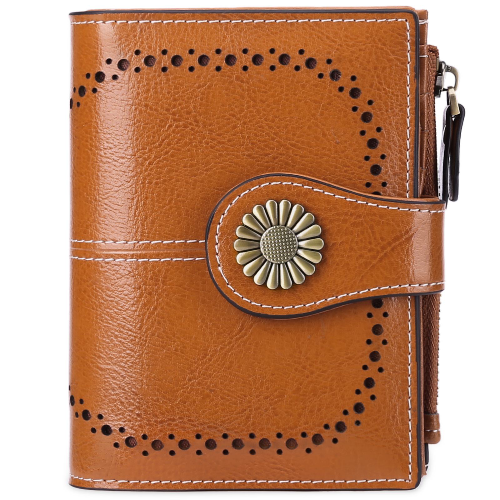 Cropped Zip Wallet