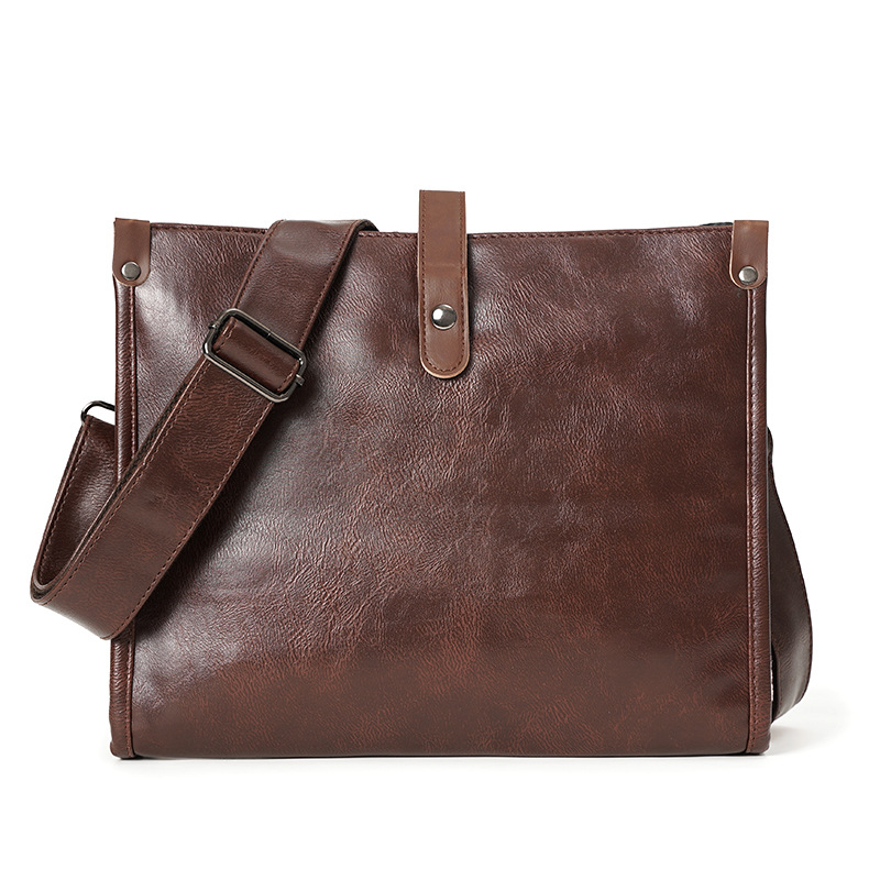 New Fashion Joker Men's Commuter Crossbody Small Square Bag