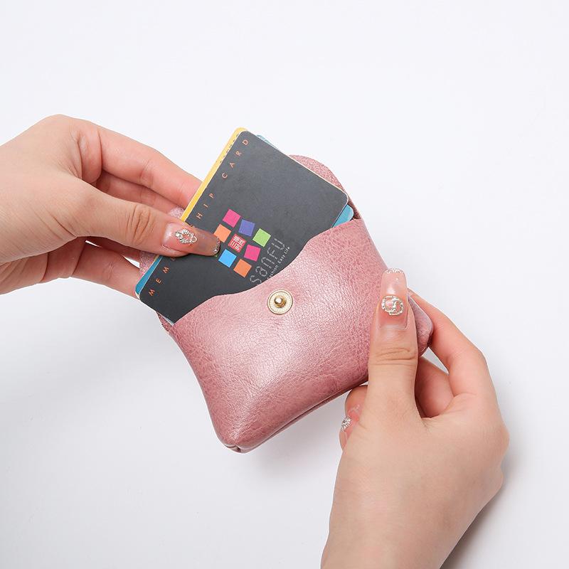 New Mini Cute Small Card Bag Portable Multi-function Coin Purse Earphone Sundry Bag Fashion Women's Wallet