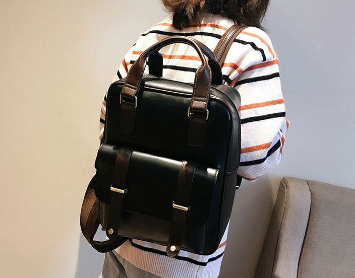 Women Backpack Purses Shoulder Bag PU Leather Travel bag