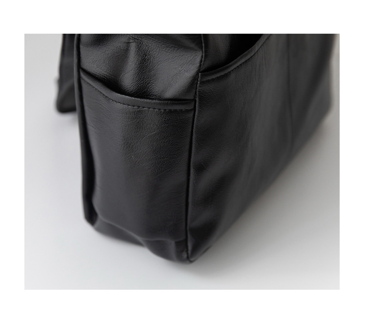 Soft Leather Crossbody Tote