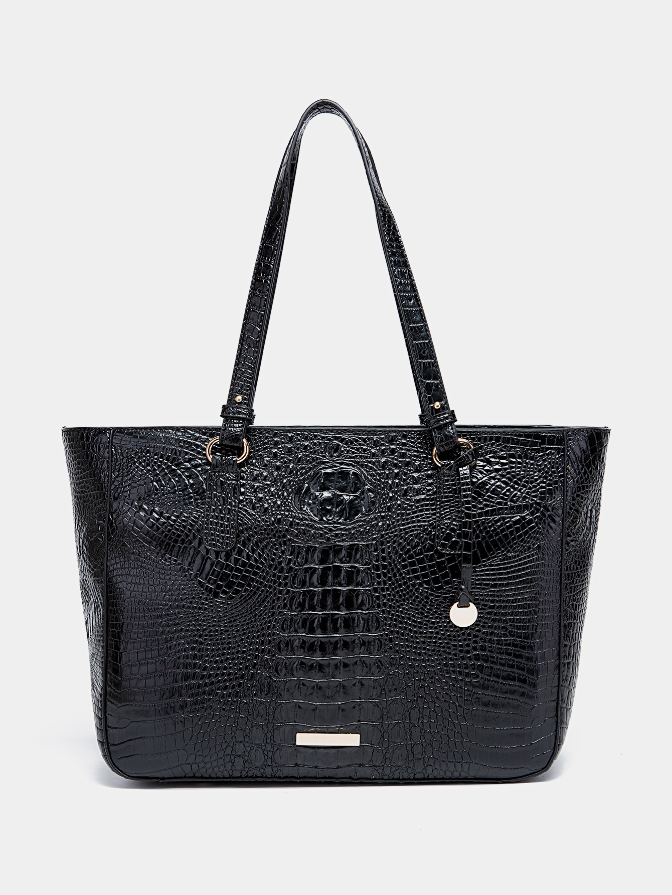 Multicolor Brahman Crocodile Pattern Portable Armpit Tote Retro Women's Bag