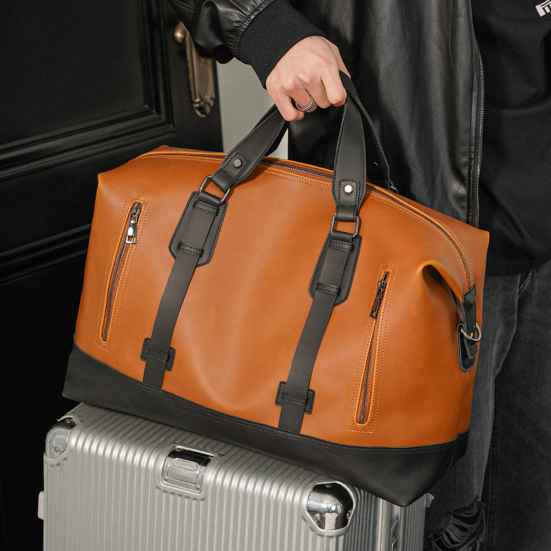 2023 New Fashion Casual Retro Men's Shoulder Slung Fitness Bag