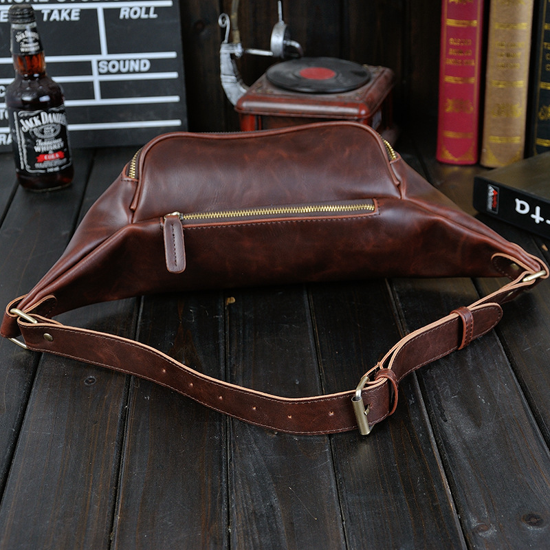 New Fashion Retro Casual Trendy Men Multi-purpose Outdoor Small Bag