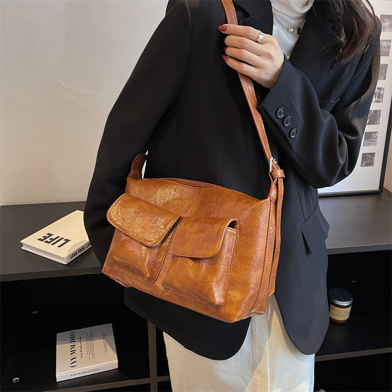 Retro Broadband Crossbody Tote