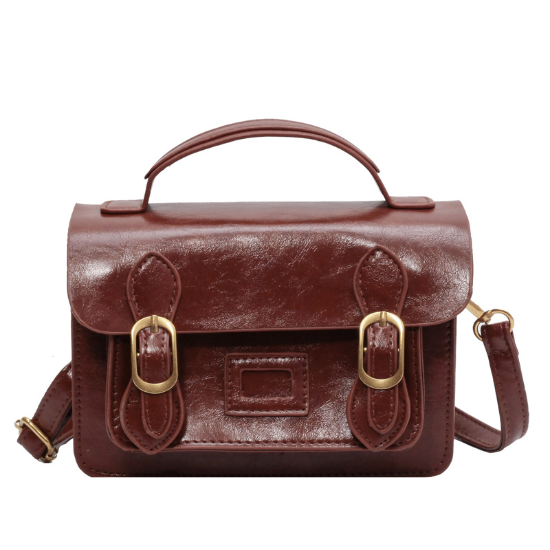 New Retro College Style Small Square Commuter Bag