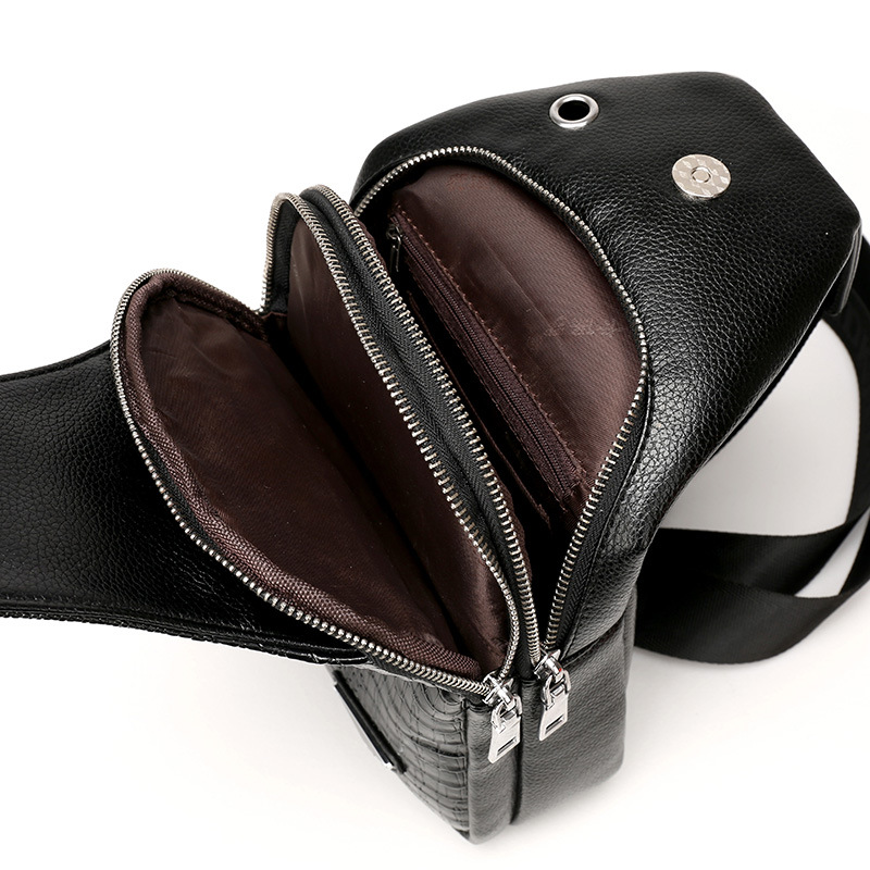 Crocodile Head Shoulder Slung Small Backpack