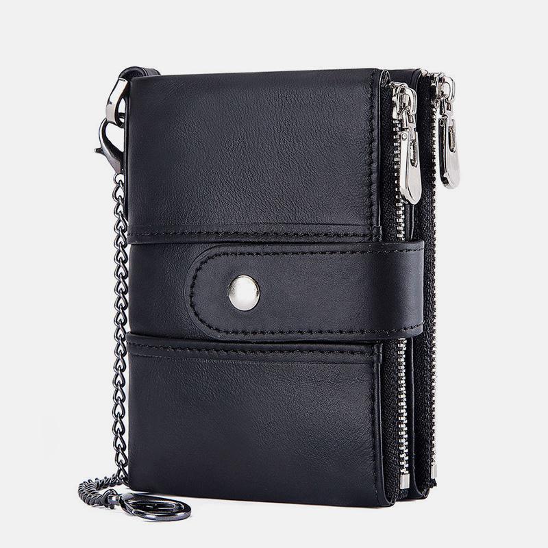 GenuineLeather Anti-theft Retro Wallet