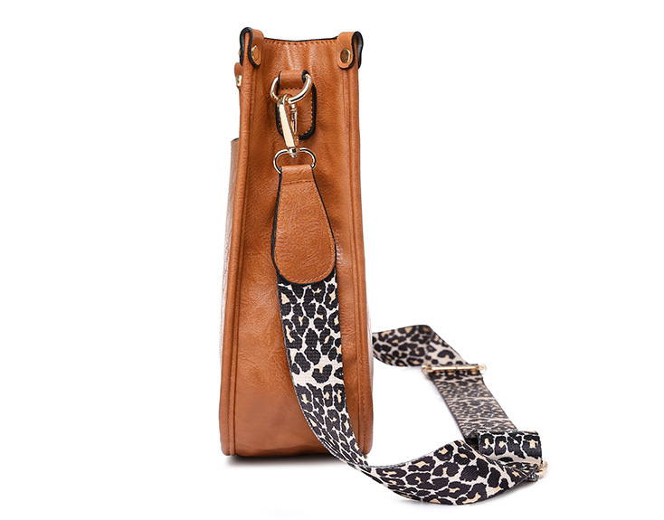 Guitar Strap Crossbody Bags Leopard Shoulder Bucket Bags