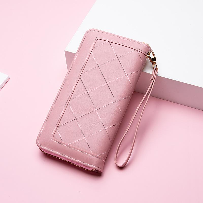 Wallet Long Girls New 2022 Zipper Embroidery Clutch Bag Fashion Wallet Card Bag