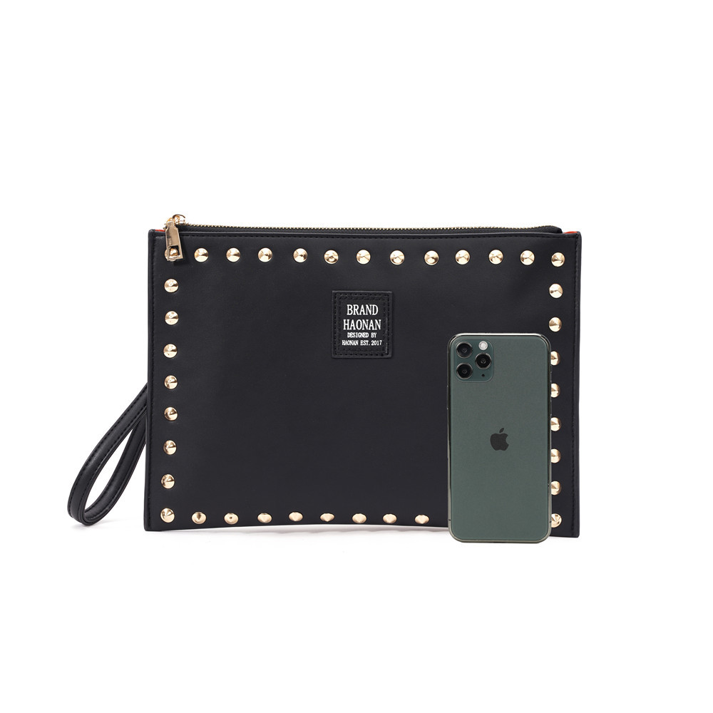 Men's Casual Wristlet Bag Rivet Bag