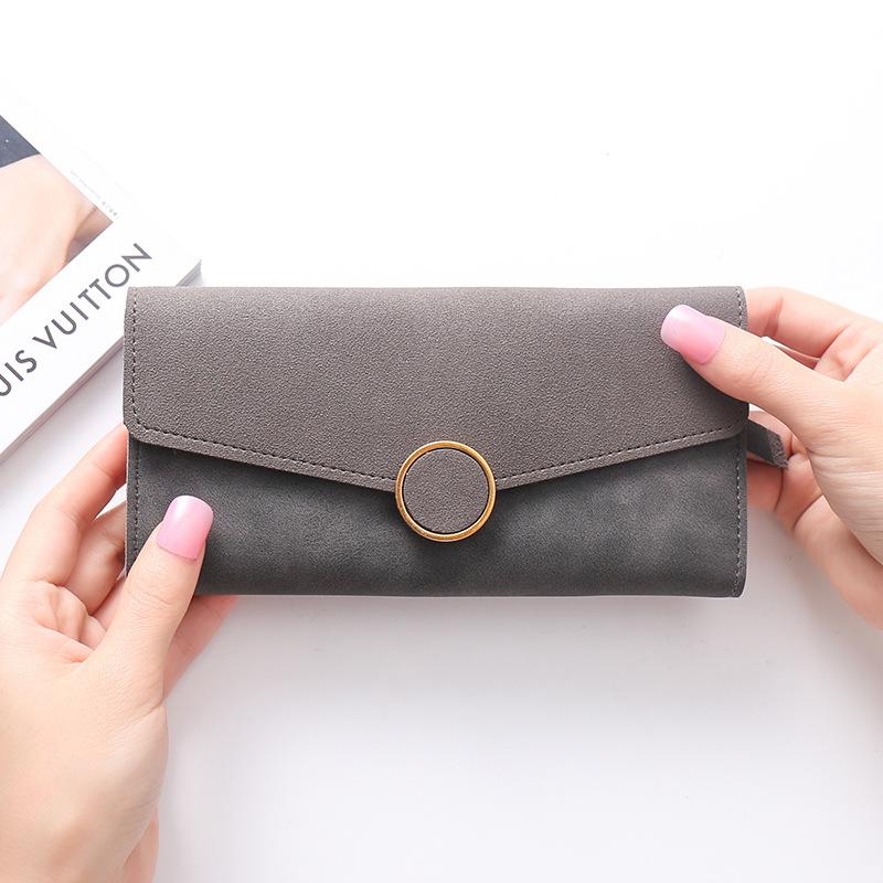 All-match stitching long card holder Multi-card position  bag