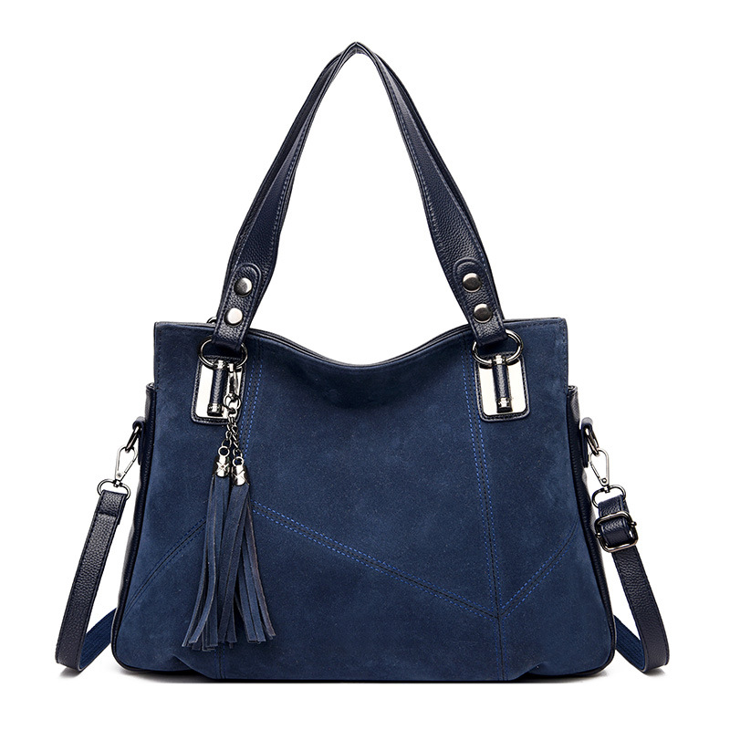 2023 Atmospheric Stitching Fluted Commuter Tassel Bag