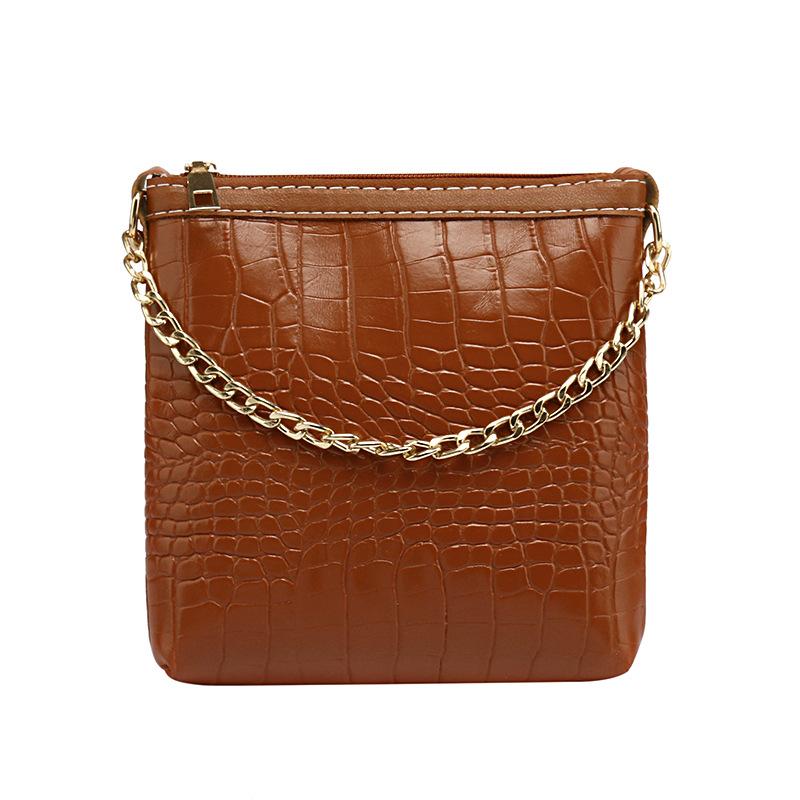 Women's New Fashion Korean Version Of Stone Shoulder Bag Messenger Bag Fashion Armpit Bag Small Square Bag