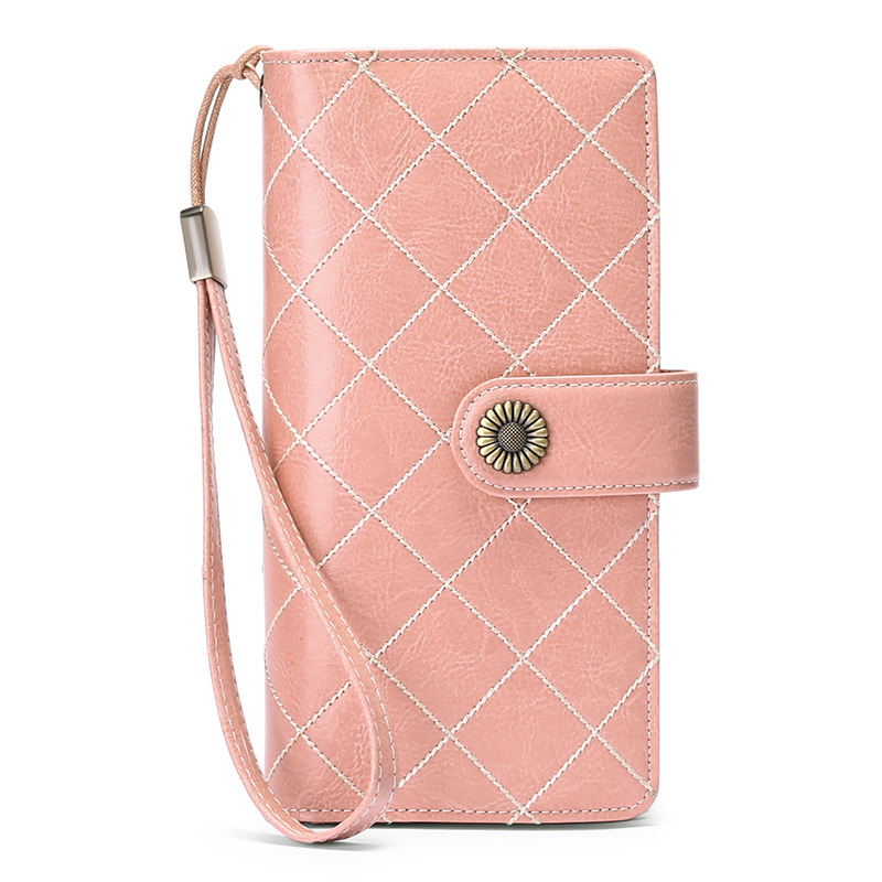 Leather Wallet Ladies Long Large Capacity